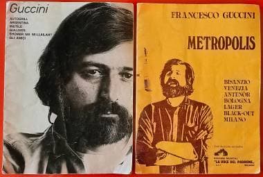 n.2 Spartiti musicali Francesco Guccini