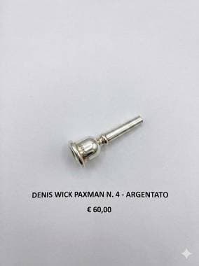 Bocchino per corno - Denis Wick Paxman n. 4 - argentato