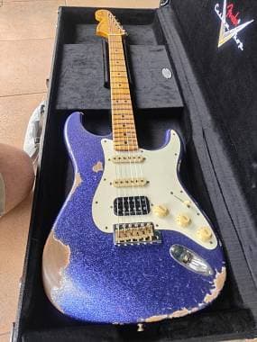 Fender Stratocaster 69 hss custom shop 2024 purple sparkle heavy relic