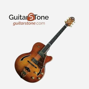 Crafter FEG 780SP VTG-V Vintage Sunburst Hollow Body Electric Guitar