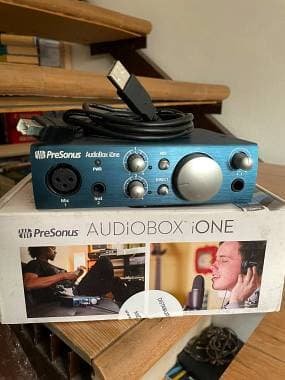 PreSonus AudioBox iOne + PreSonus TubePre V2 (Con scatole originali)