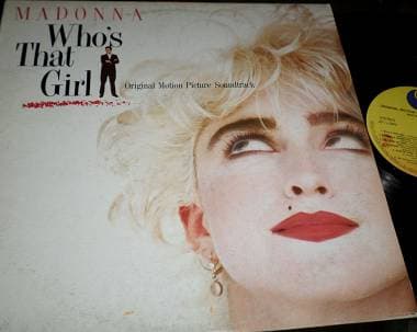 MADONNA - Who's That Girl (Original Picture Soundtrack) LP / 33 rpm 1987 Italy
