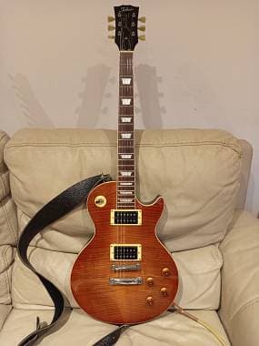 Tokai Uals62 Love Rock copia Gibson Les Paul con upgrade Seymour Duncan