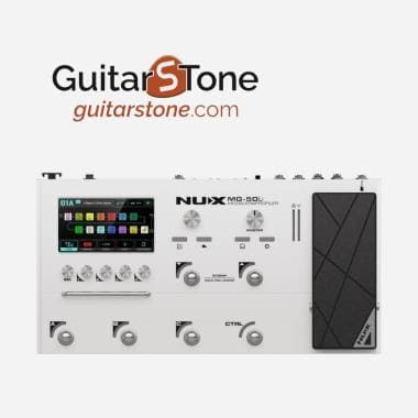 NUX MG-50li White Multi-Effects Processor and Modeller for Guitar and Bass