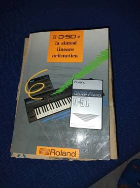 Manuale Rolnd D50 + Card Pn-d50.00 Memoria macchina