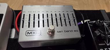 MXR M108S TEN BAND GRAPHIC EQ equalizzatore 10 bande silver
