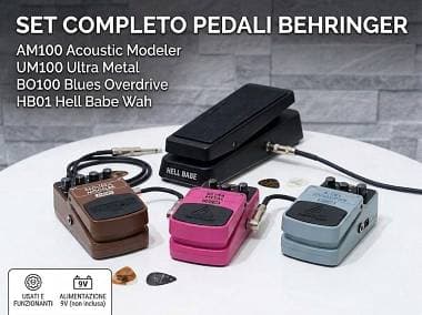 Behringer Lotto Pedali Chitarra Behringer