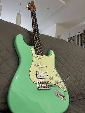 Stratocaster stile suhr pick up semyour Duncan jb e fender