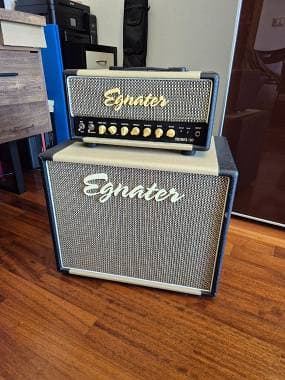 Egnater Rebel 20 con cassa elite 1x12 80watt