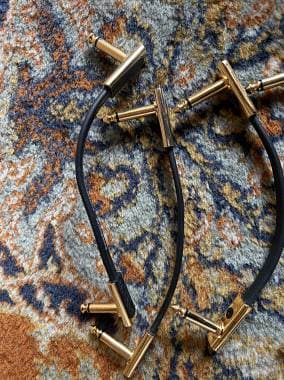 Rockboard Gold Flat patch cable 10 cm