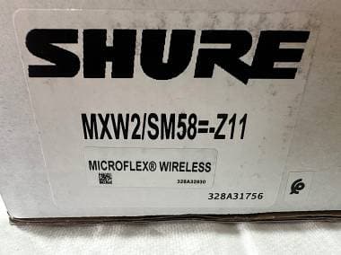 Shure MXW2/SM58=-Z11 Microflex Wireless