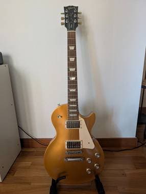 Gibson Les Paul Tribute 2018 Satin Gold Top con custodia rigida
