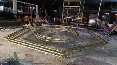STRUTTURA TRUSS TRIANGOLARE L25 USATA