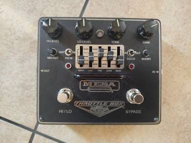 MESA BOOGIE THROTTLE BOX EQ DA REVISIONARE (LEGGERE BENE)