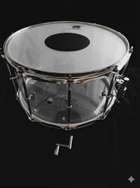 Rullante .Cristallo (Pmma) Black Panther 14x8
