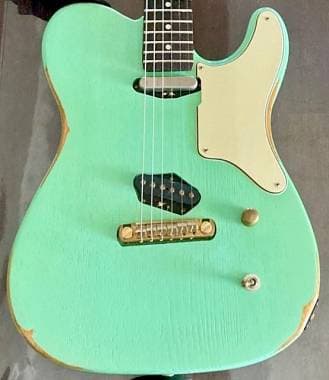 Corpo/body Slick Telecaster relic surf green frassino completo/loaded