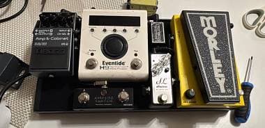 Morley wha boss ir2 Xotic eventide h9 max