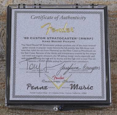 Fender Custom Shop Josefina Campos 69 Custom Stratocaster Hand-Wound Pickup Set
