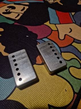 Area 59 Humbucker Cover Nichel Relic