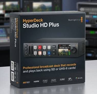 Blackmagic Design HyperDeck Studio HD Plus - SIGILLATO (Disponibili 2 pz)