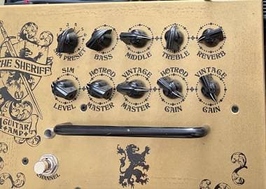 Victory Amplifiers Power amp v4 the Sheriff Two notes