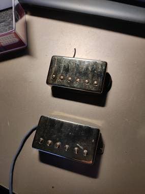Coppia di humbucker oro