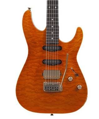 Schecter CALIFORNIA CLASSIC 6-TR-TRANS AMBER Custom Shop Made in Japan
