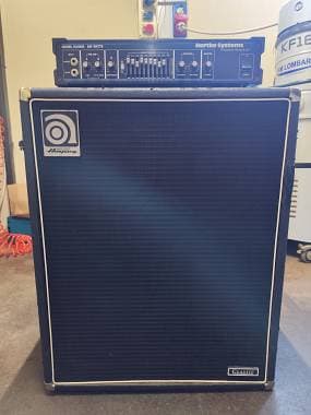 VENDESI Ampeg 4x10 MADEIN USA e Testata Hartke 3500