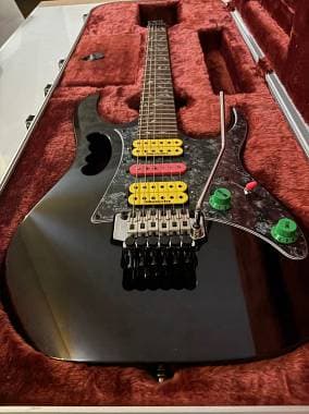 N.2 IBANEZ JEM DIMARZIO USA FLOYD ROSE WILKINSON GOTOH STRAP CASE NO SCAMBIO