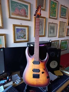 Ibanez RGA42FM - Dragon Eye Burst Flat