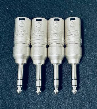 Neutrik NA3MP 4 adattatori XLR Jack stereo TRS
