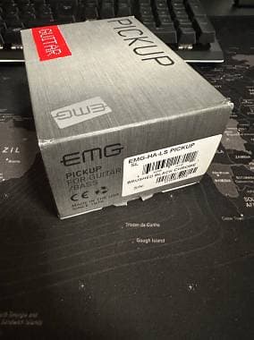 EMG HA brushed black chrome