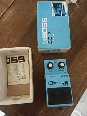 BOSS CE-2 Chorus Vintage Made in Taiwan (Green Label) con Scatola e Manuale Or