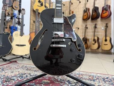 D'Angelico Premier SS Black Flake