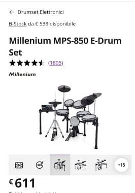 Millenium Millenium mps- 850 E drum set