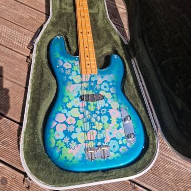 Fender Precision Bass OPB-54 Blue Flower Japan