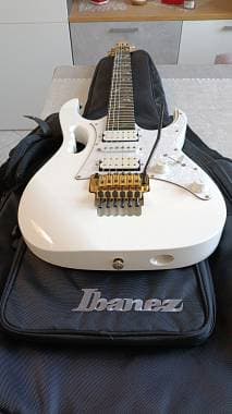 Ibanez JEM 7VP-WH PREMIUM Steve Vai 2019 pickup Di Marzio e custodia Ibanez