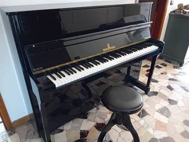 Pianoforte verticale Wilh. Steinberg Eisenberg/DDR nero lucido