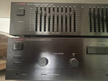 Luxman G-100 + LV-100 equalizzatore e amplificatore