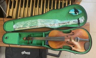 VIOLINO ANONIMO 4/4 CON ARCHETTO E CUSTODIA OCCASIONE USATO IN GARANZIA 12 MESI