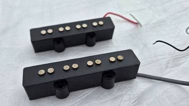 Kit Elettronica Completo Jazz Bass + Pickup (Piastra e Manopole Incluse)