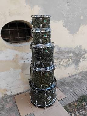 Ludwig Vintage primi '70 - black diamond pearl