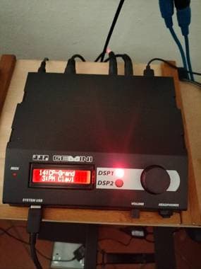 vendo gemini desktop mkII con d9x midi controller
