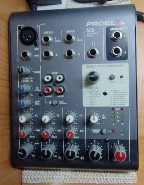 MIXER PROEL MI5 CON EFFETTI