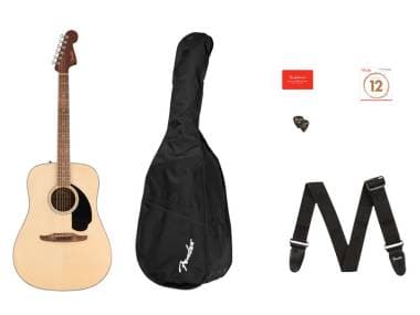 Fender California Standard Redondo Pack Spruce Top Natural