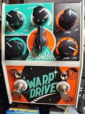 Stone deaf Warp Drive overdrive distorsione