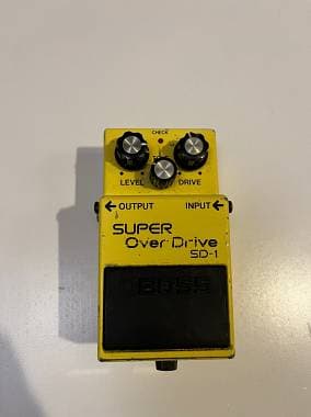 Boss Super Over Drive SD-1 modificato