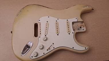 Stratocaster body non originale relic