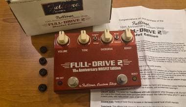 Fulltone Full-Drive 2 10th Anniversay Mosfet Edition Custon Shop