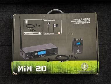 Sistema In Ear Monitor Wireless UHF ANT Mim 20